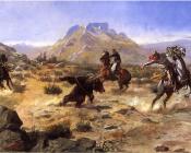 Capturing the Grizzly - 查尔斯·马里安·拉塞尔